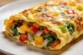 Veggie omelette even kids love