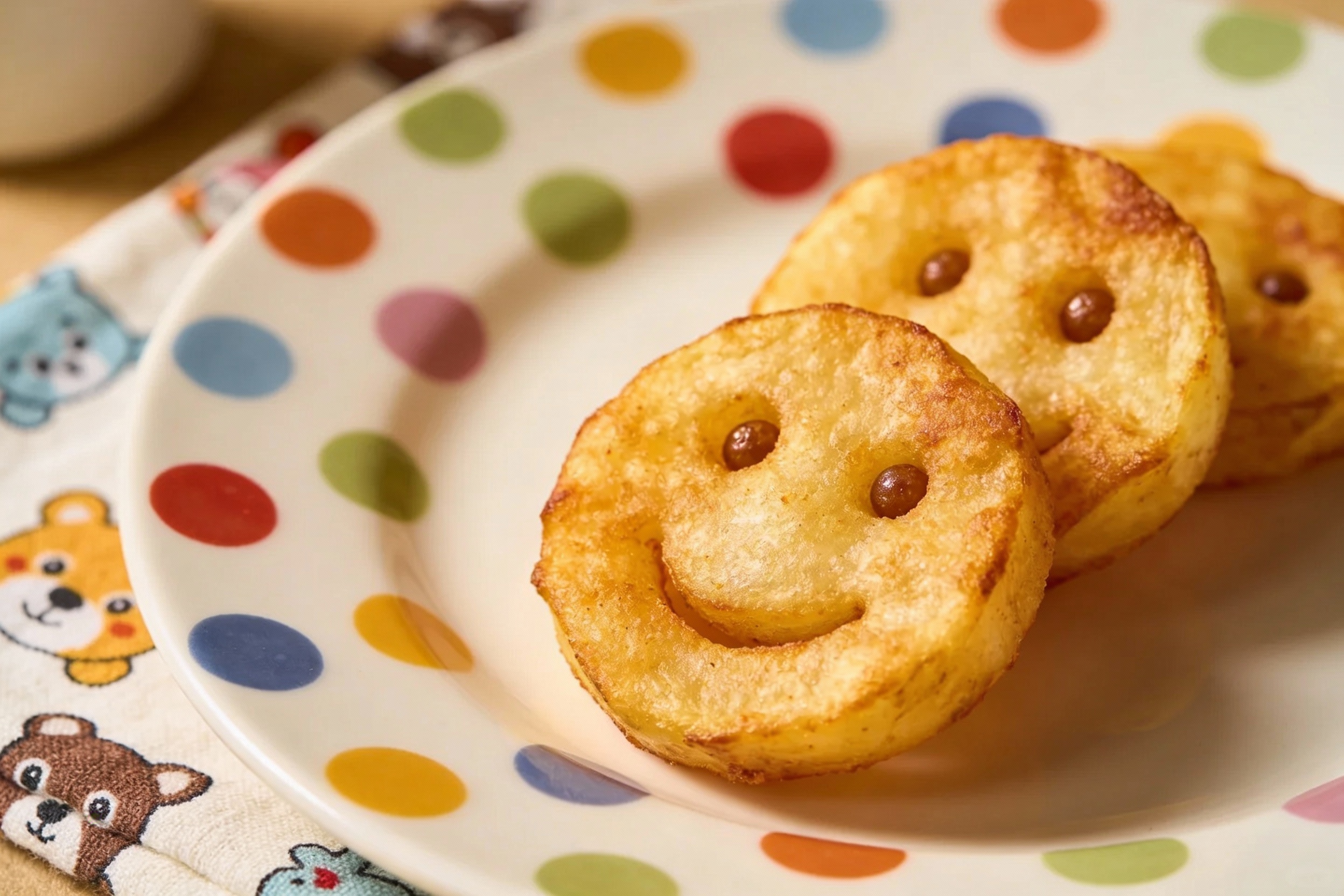 How to make Kids friendly Potato Smileys