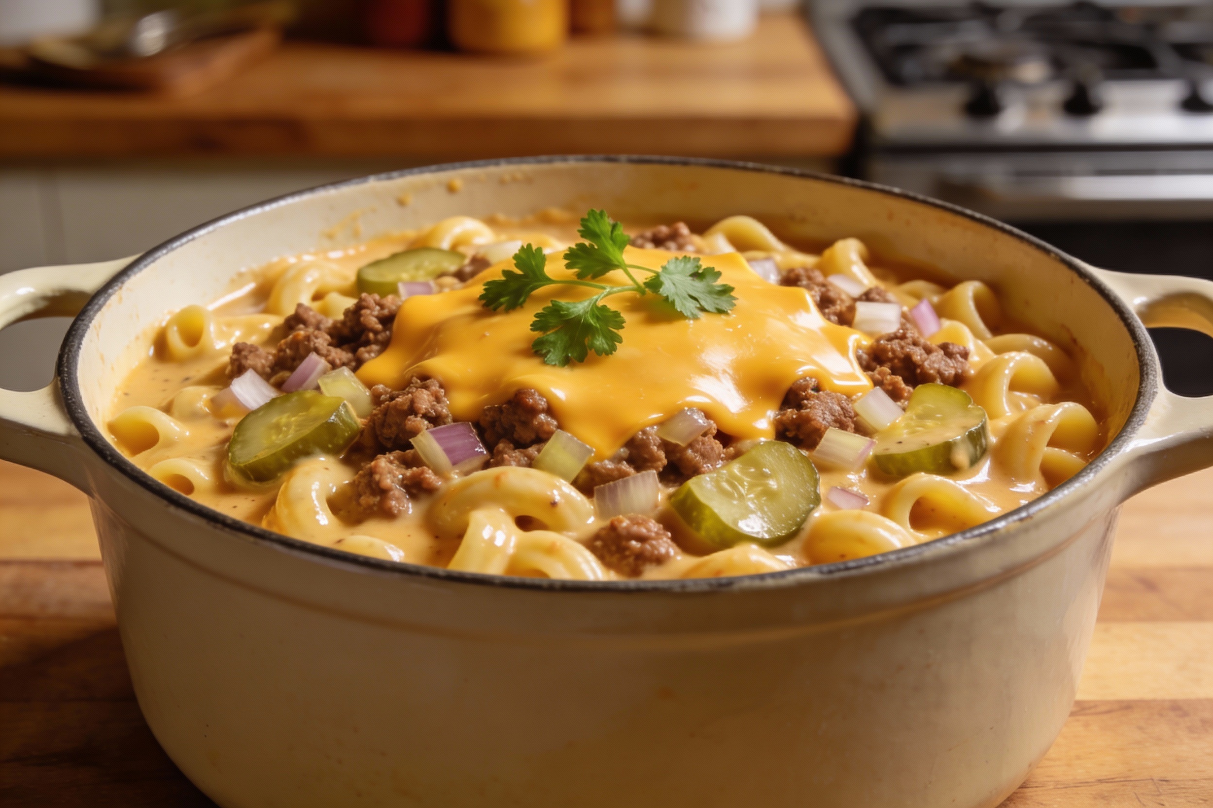 One Pot Cheeseburger Pasta (30-Minute Family Dinner)