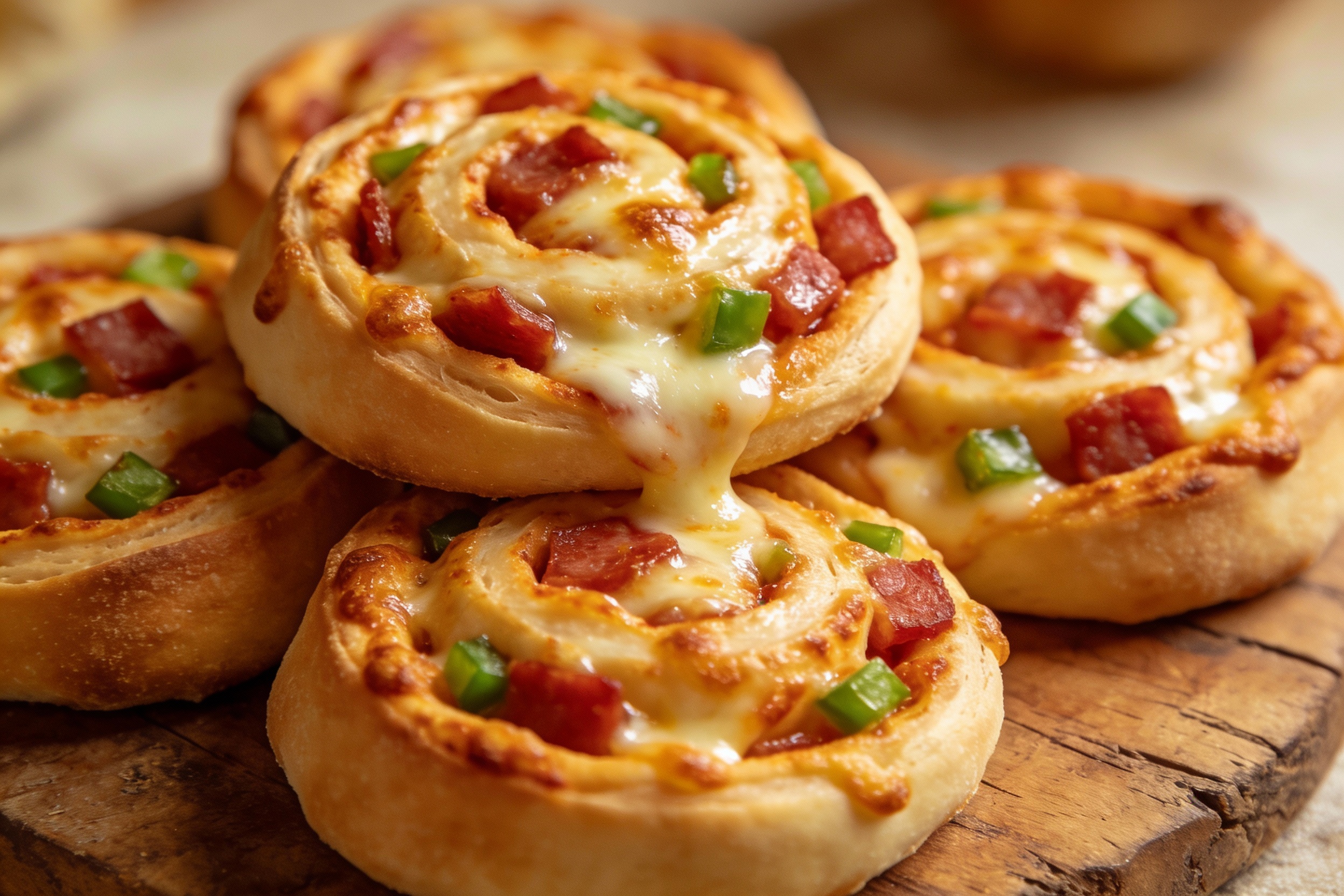 Cheesy Pizza Pinwheels (Perfect Game Day Snack)