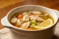 Immune-Support Garlic Lemon Chicken Soup