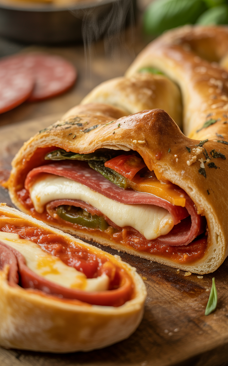 Homemade stromboli recipe