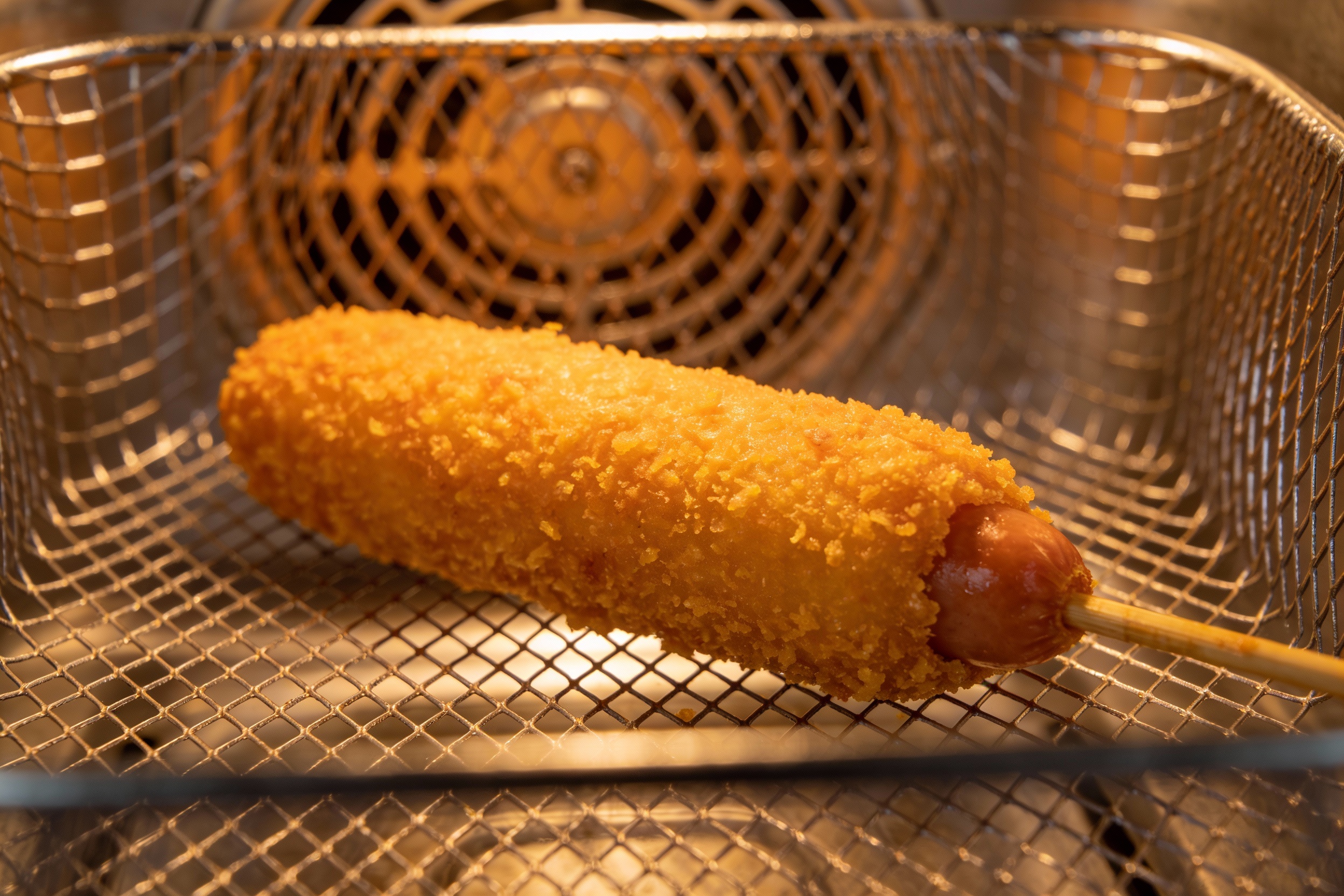 Corn dog in air fryer