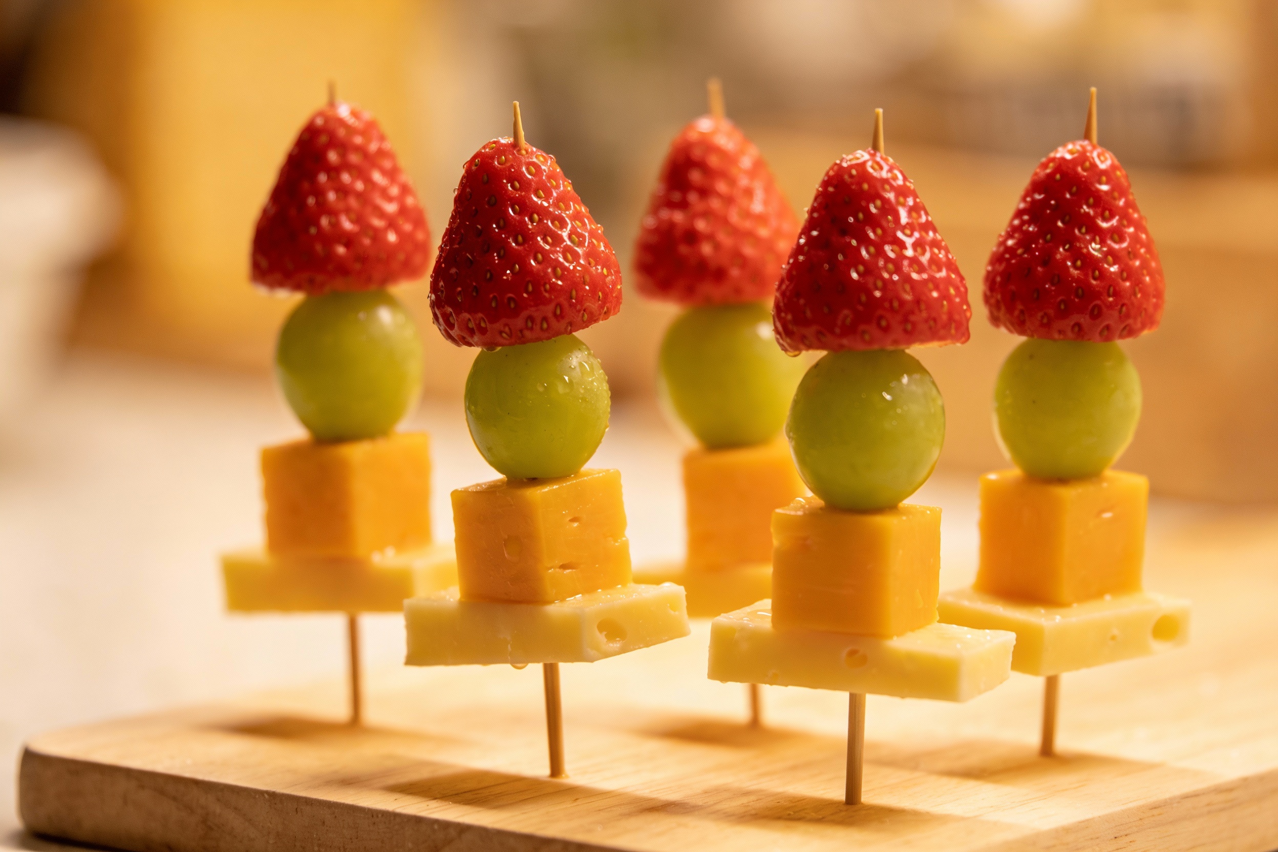 Fruit & Cheese Skewers