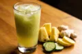 Pineapple cucumber ginger lemon juice
