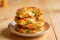 Cheesy Veggie Fritters For Kids afterschool