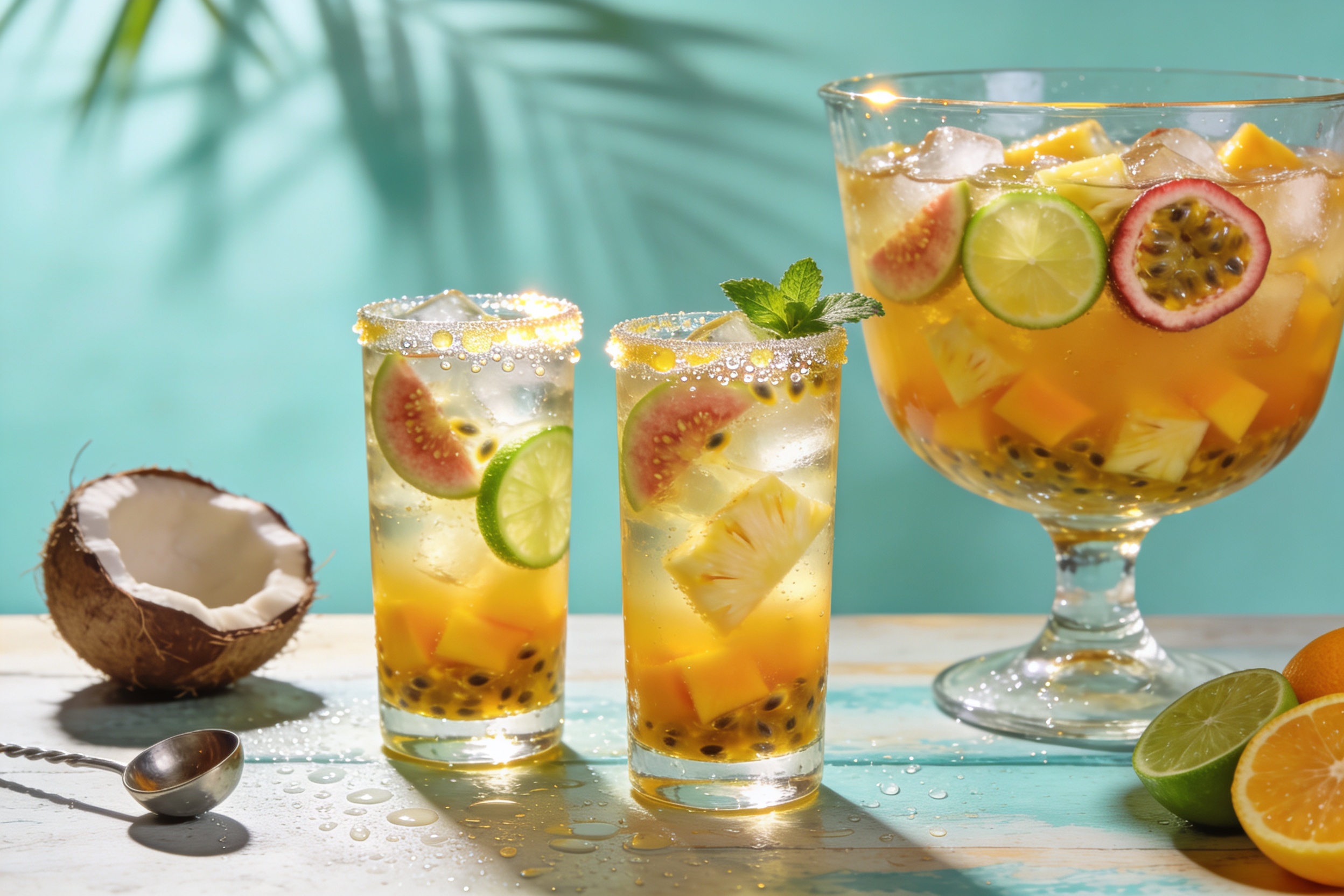 Tropical Fruit Punch That Tastes Like a Vacation