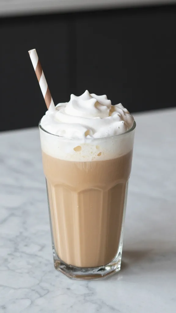 Travel Solo As A Women All Across The Globe!!! Melting vanilla frappuccino with straw on marble countertop