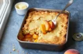 Irresistible 3 Ingredient Peach Cobbler Dump Cake