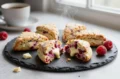 Raspberry White Chocolate Scones That Actually Slap