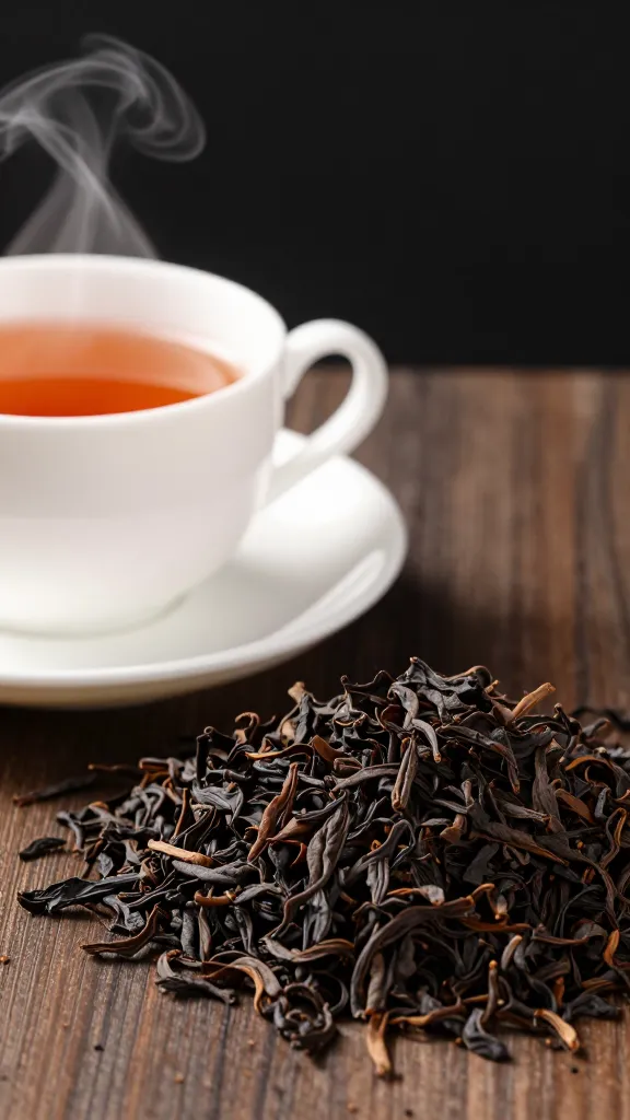 Travel Solo As A Women All Across The Globe!!! Assam-heavy black tea leaves beside steaming Irish breakfast cup