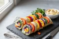 Rainbow Veggie Pinwheels That Disappear at Parties
