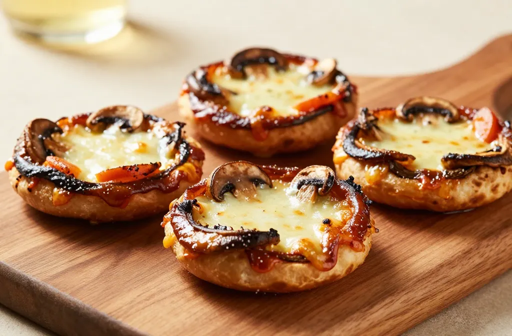 Air Fryer Stuffed Portobello Mushroom Pizzas: Weeknight Wow