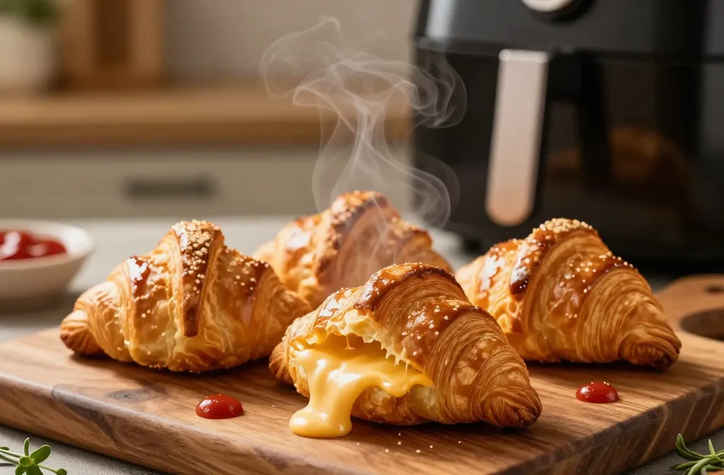 Travel Solo As A Women All Across The Globe!!! Air Fryer Stuffed Croissant Cones: Crunchy Gooey Goodness