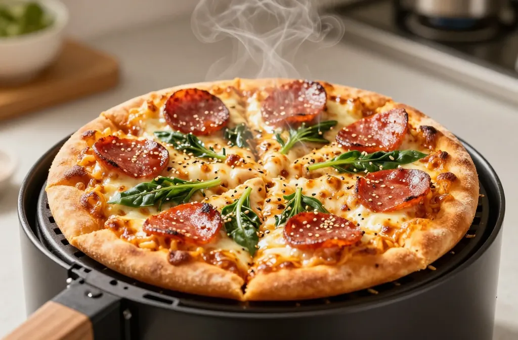 Travel Solo As A Women All Across The Globe!!! Air Fryer Ramen “Pizza”: Crispy Umami Mashup