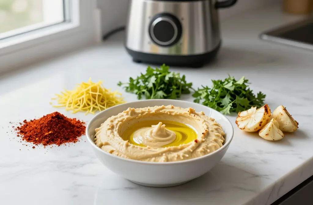 Blender Instant Hummus Variations: 5 Quick Flavor Boosts