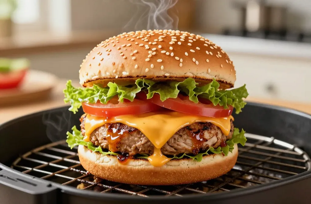 Juicy Turkey Burger Recipe in Air Fryer Mastery