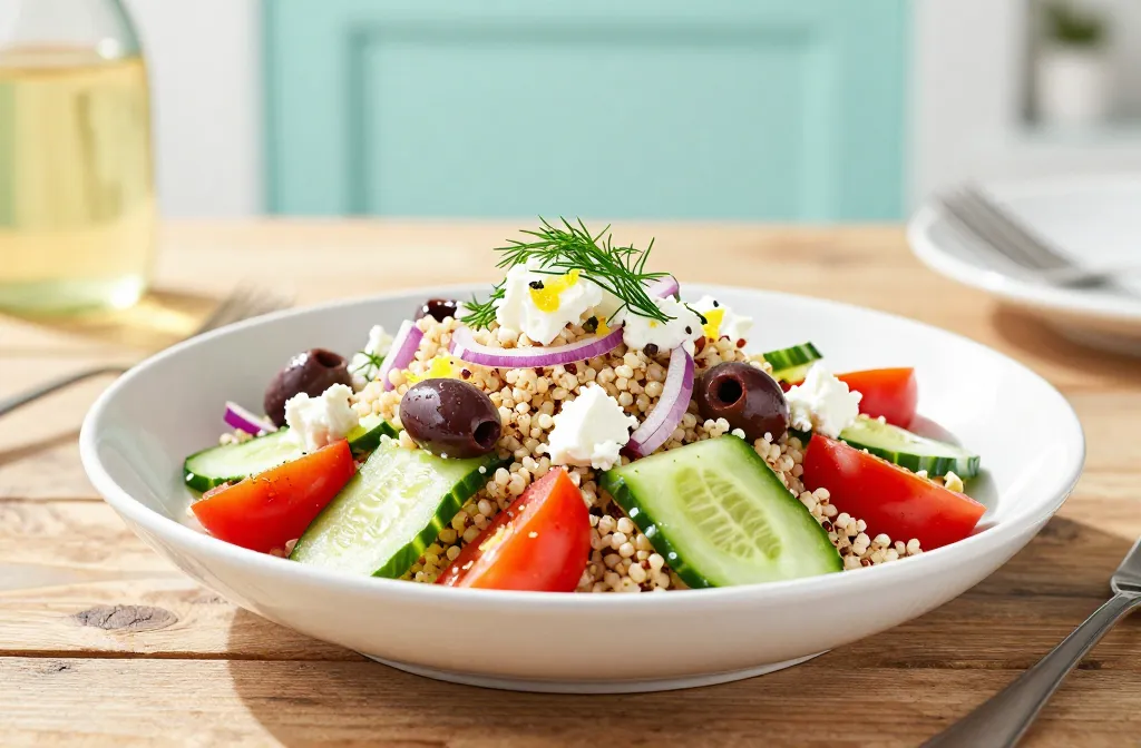 Gluten Free Quinoa Greek Salad: Bright, Bold & Dairy-Free