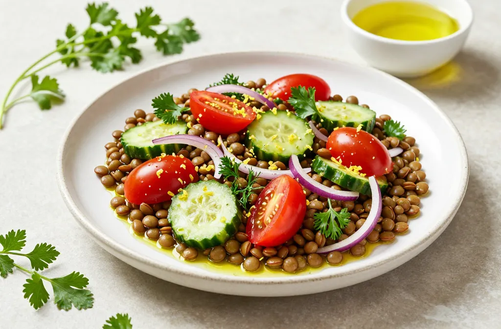 Lemon Herb Lentil Salad: Bright, Quick, Satisfying
