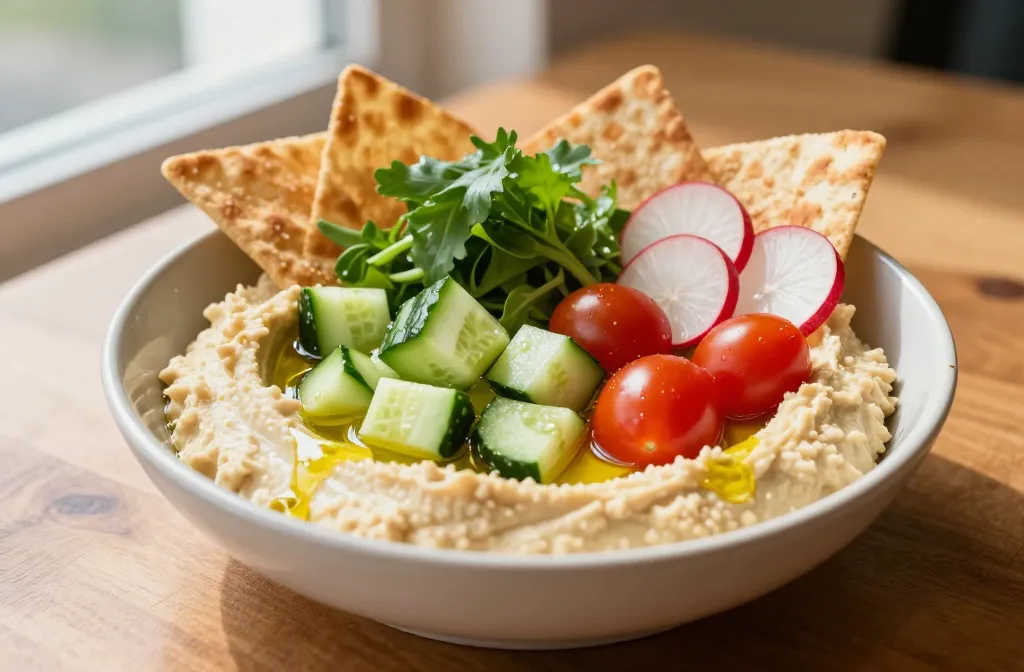 Easy Hummus Bowl Recipe for Quick Lunch in 10 Minutes: Fast, Flavorful Bowl