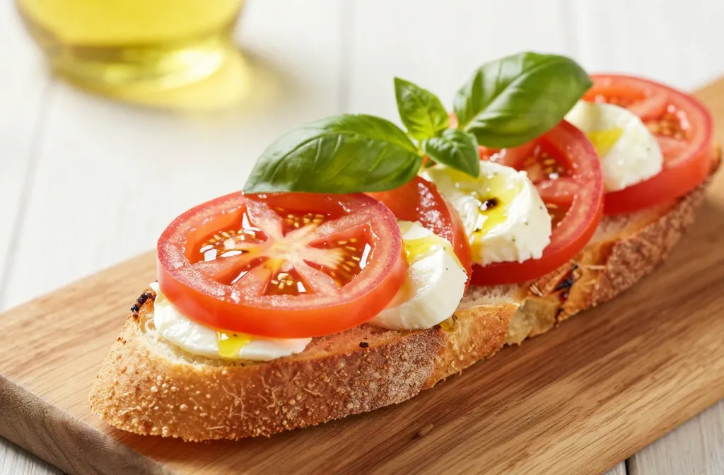 Tomato Basil Mozzarella Toast: Summer on a Slice