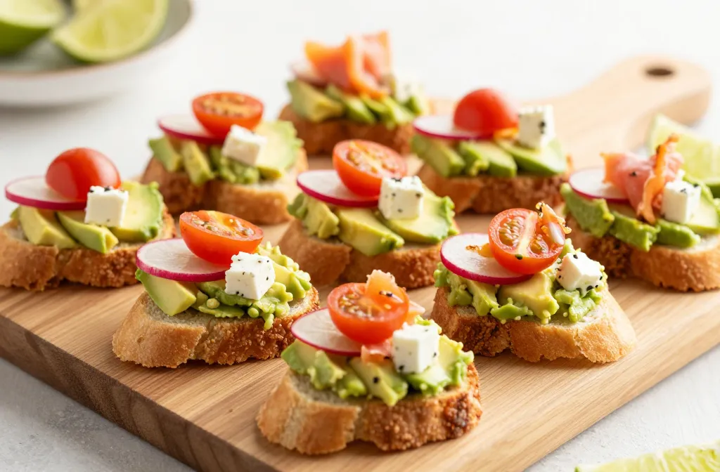 Mini Avocado Toast Bites: Party-Perfect Snacking