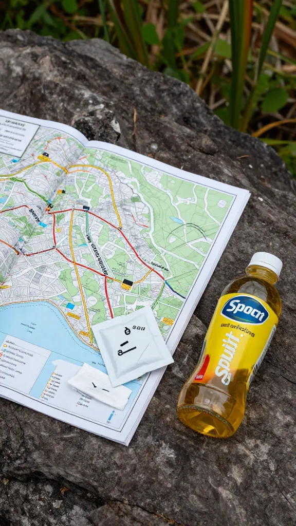 A solo female traveler enjoying a sunset hike in the mountains