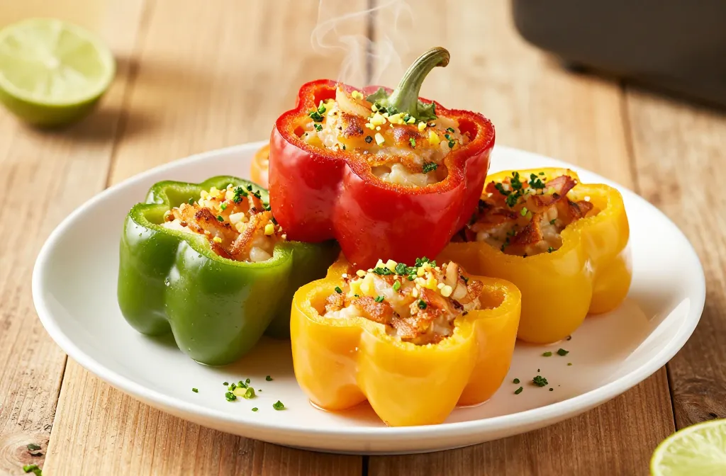 Air Fryer Diet-Friendly Stuffed Peppers: Crunchy & Light Delights