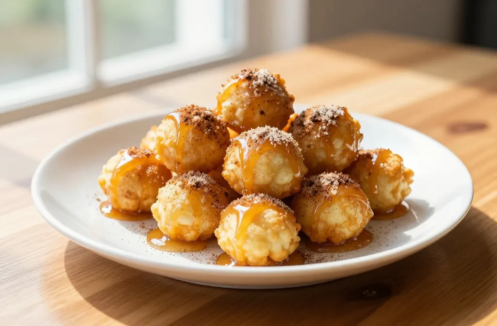 Gluten-Free Air Fryer Funnel Cake Bites: Dreamy Diy Dessert