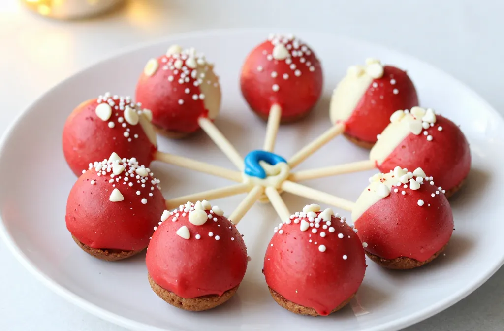 Gluten-Free Red White Blue Cake Bites (Air Fryer) Quick Wow