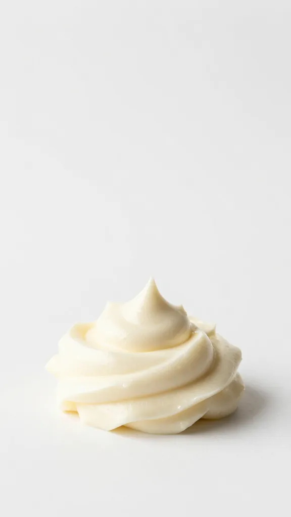 Cream cheese frosting dollop beside bites, minimalist white backdrop