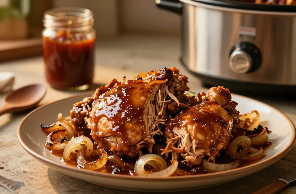Crockpot Bbq Pulled Chicken (Set It and Forget It): Weeknight Win