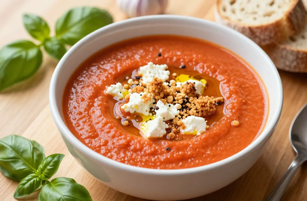 Tomato Feta Soup: Sunshine in a Cozy Bowl