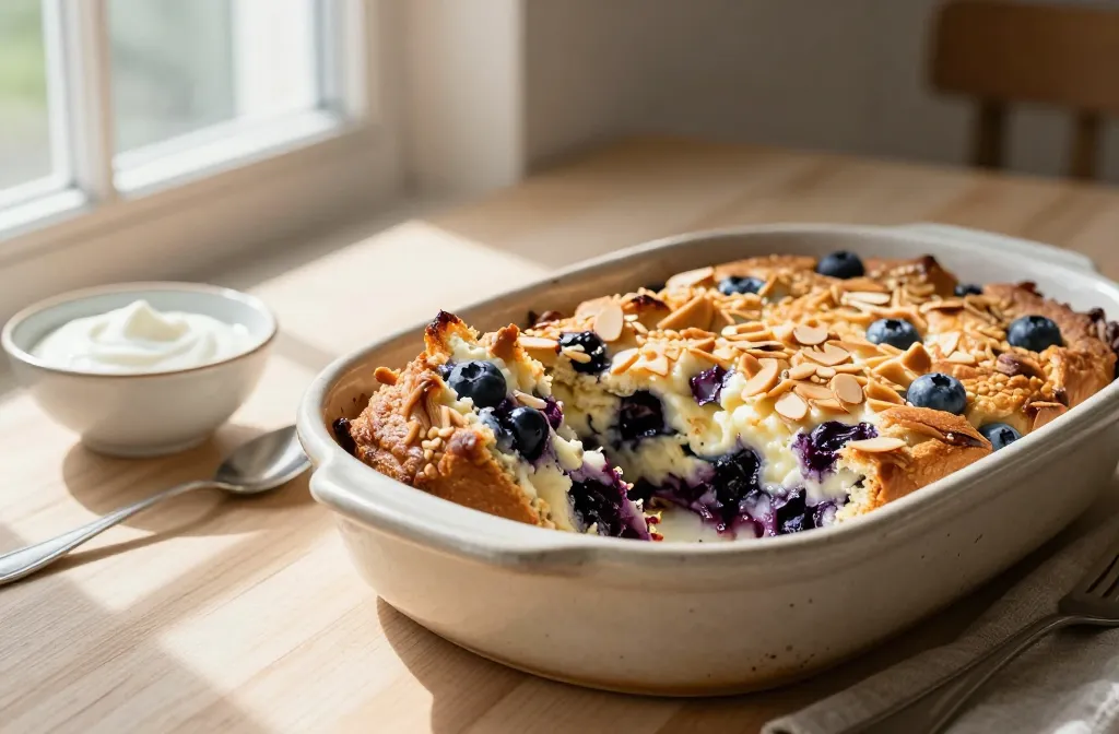 🫐 Blueberry Almond Soft Breakfast Bake: Cozy, Easy Morning Treat