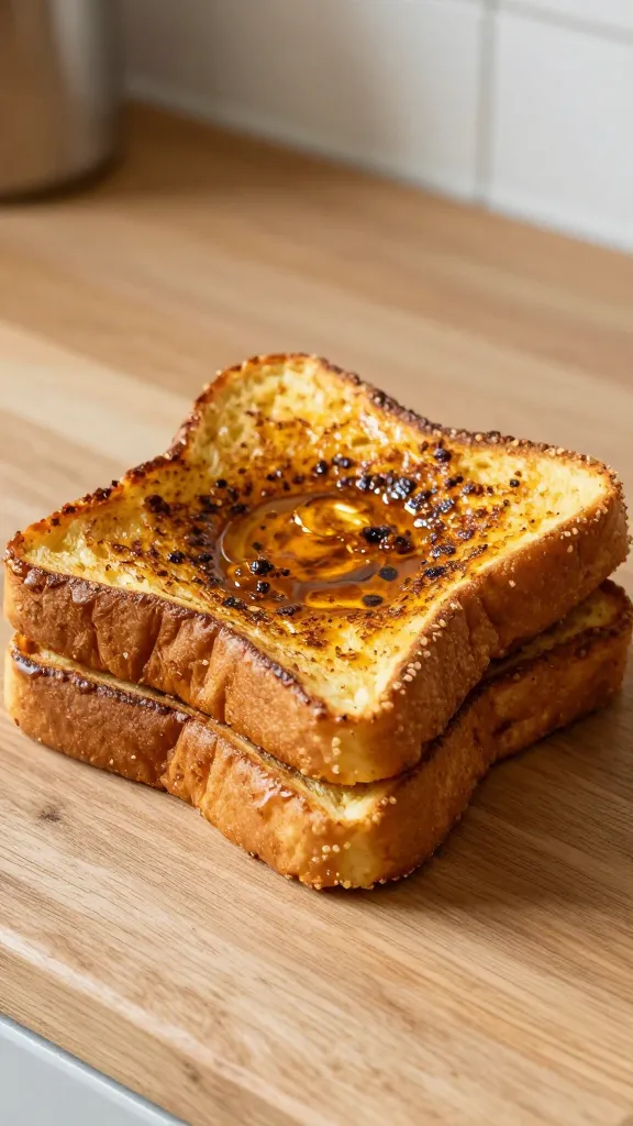 Travel Solo As A Women All Across The Globe!!! Rustic kitchen countertop; masala-fragranced French toast close-up