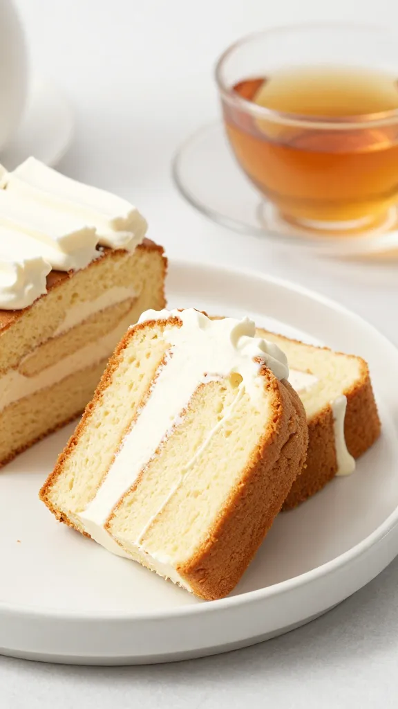 Travel Solo As A Women All Across The Globe!!! Slices of gluten-free cake with whipped cream, tea on tray