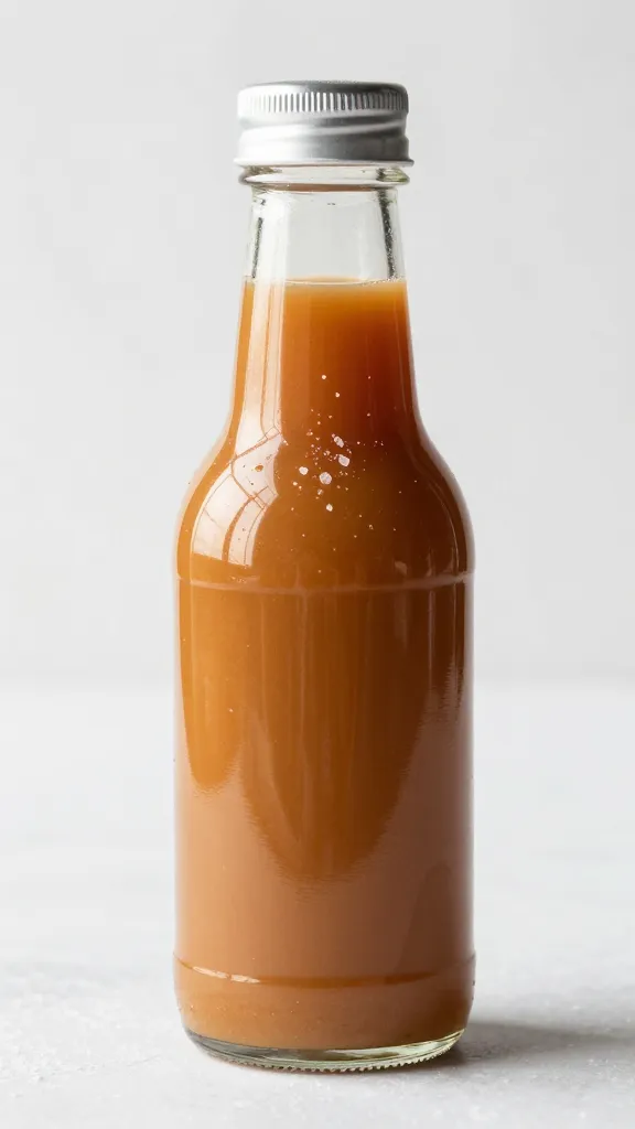 keto-friendly caramel bottle with sea salt crystals