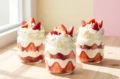 Whipped Strawberry Shortcake Protein Jars: Dreamy Snack Fix