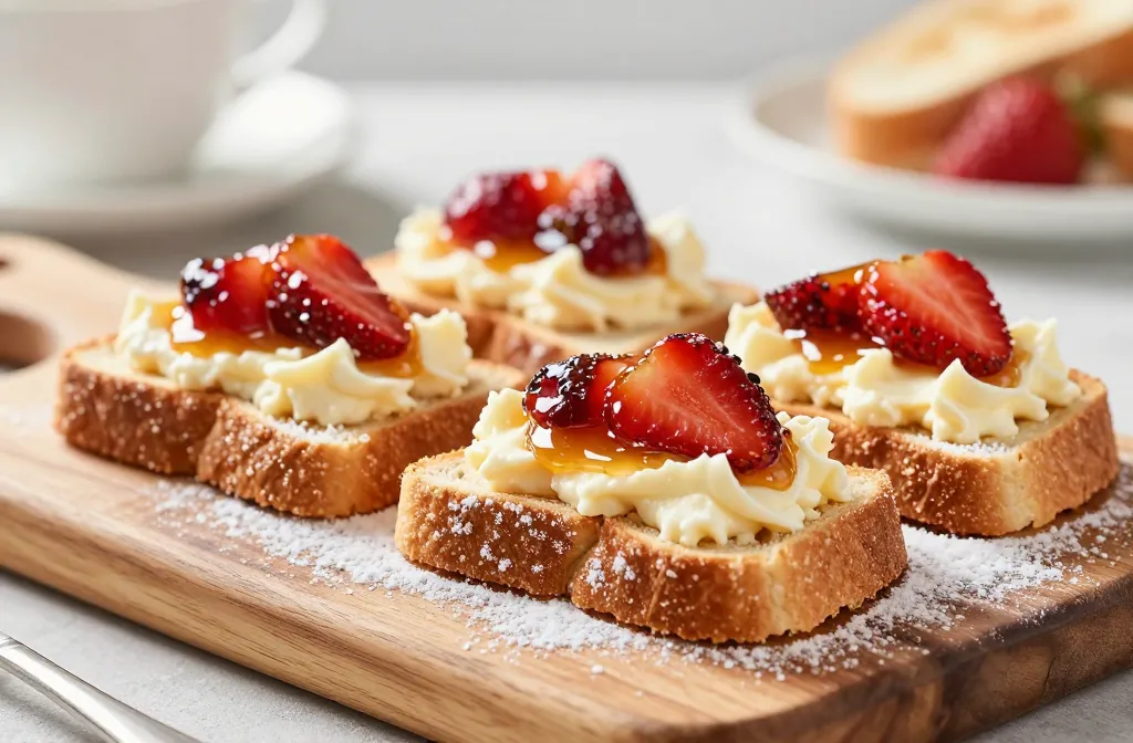 Gluten-Free Roasted Strawberry Honey Cheesecake Toasts: Brunch Bliss