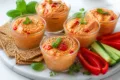 Travel Solo As A Women All Across The Globe!!! Roasted Red Pepper Cottage Cheese Dip Cups: Quick Crowd-Pleaser