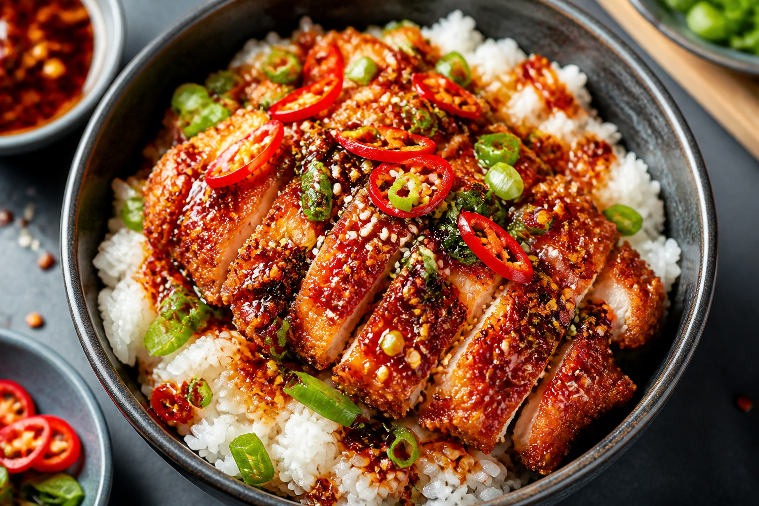 Travel Solo As A Women All Across The Globe!!! Crispy Chili Crunch Chicken Rice Bowls: Ultimate Crunch Bowl