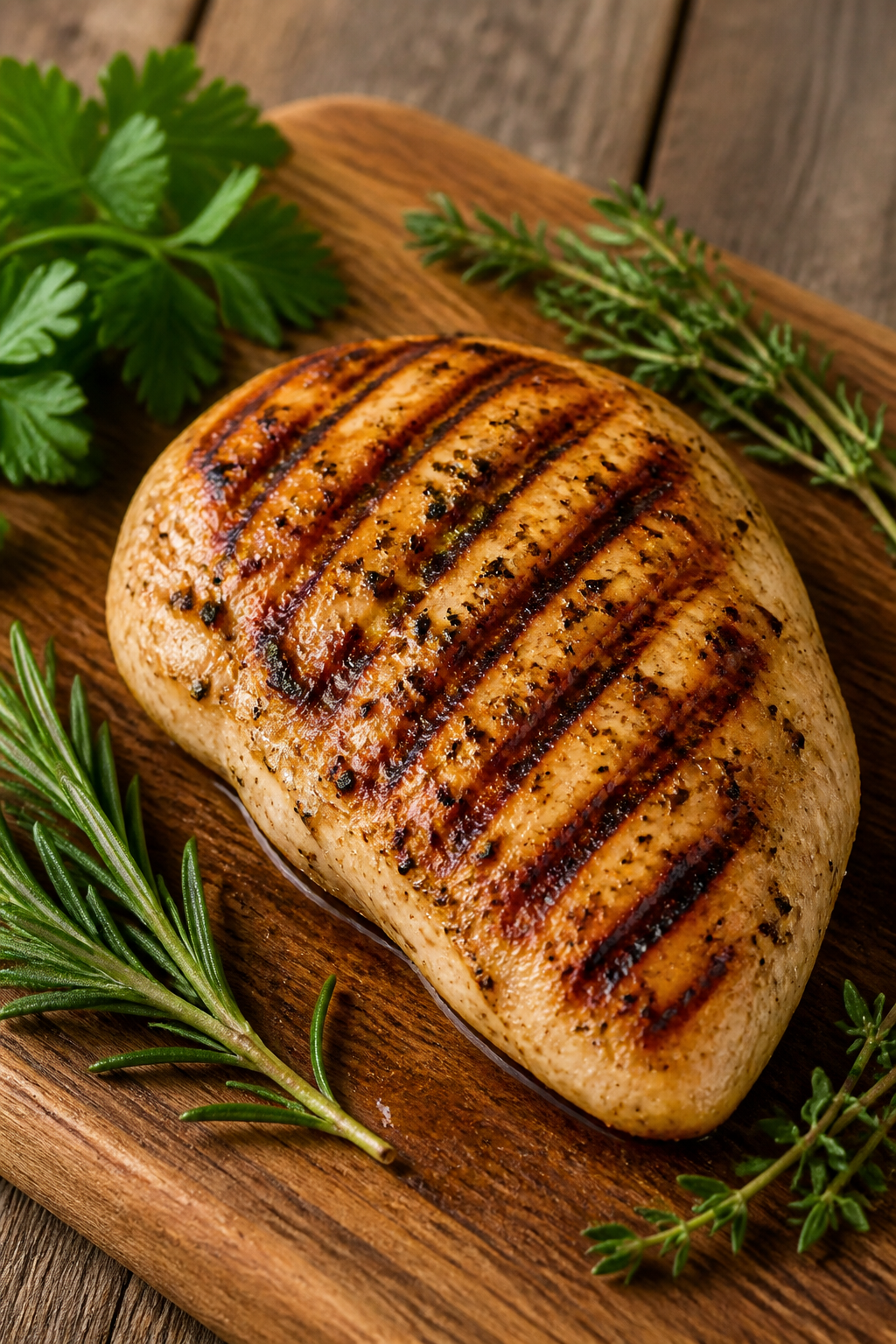 Travel Solo As A Women All Across The Globe!!! grilled chicken breast on cutting board with herbs