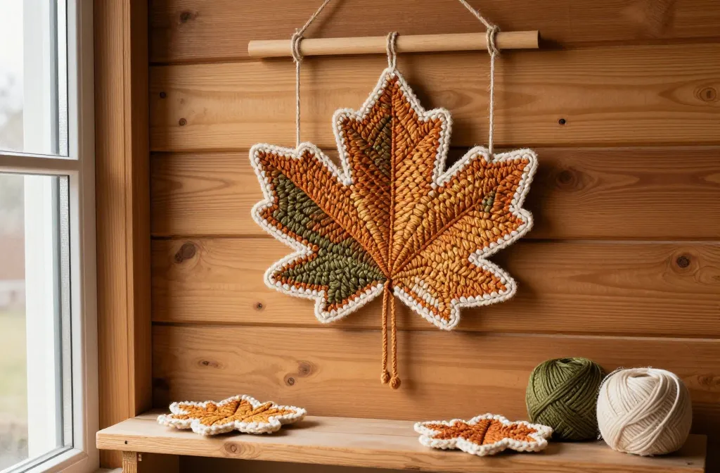 8 Different Crochet Maple Leaf Free Pattern for Cozy Fall Decor: Cozy Picks