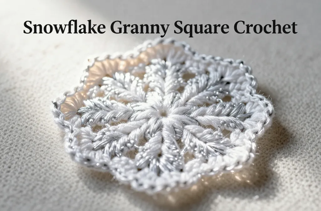 Travel Solo As A Women All Across The Globe!!! 12 Snowflake Granny Square Crochet Pattern Free: Quick Lofty Squares