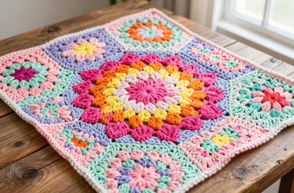 Travel Solo As A Women All Across The Globe!!! 12 Different Crochet Granny Square Flower Blanket Ideas: Buzz-Worthy Bossy Blooms